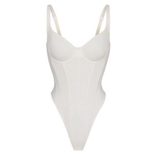 SKIMS Cotton Corset Unlined Bodysuit
